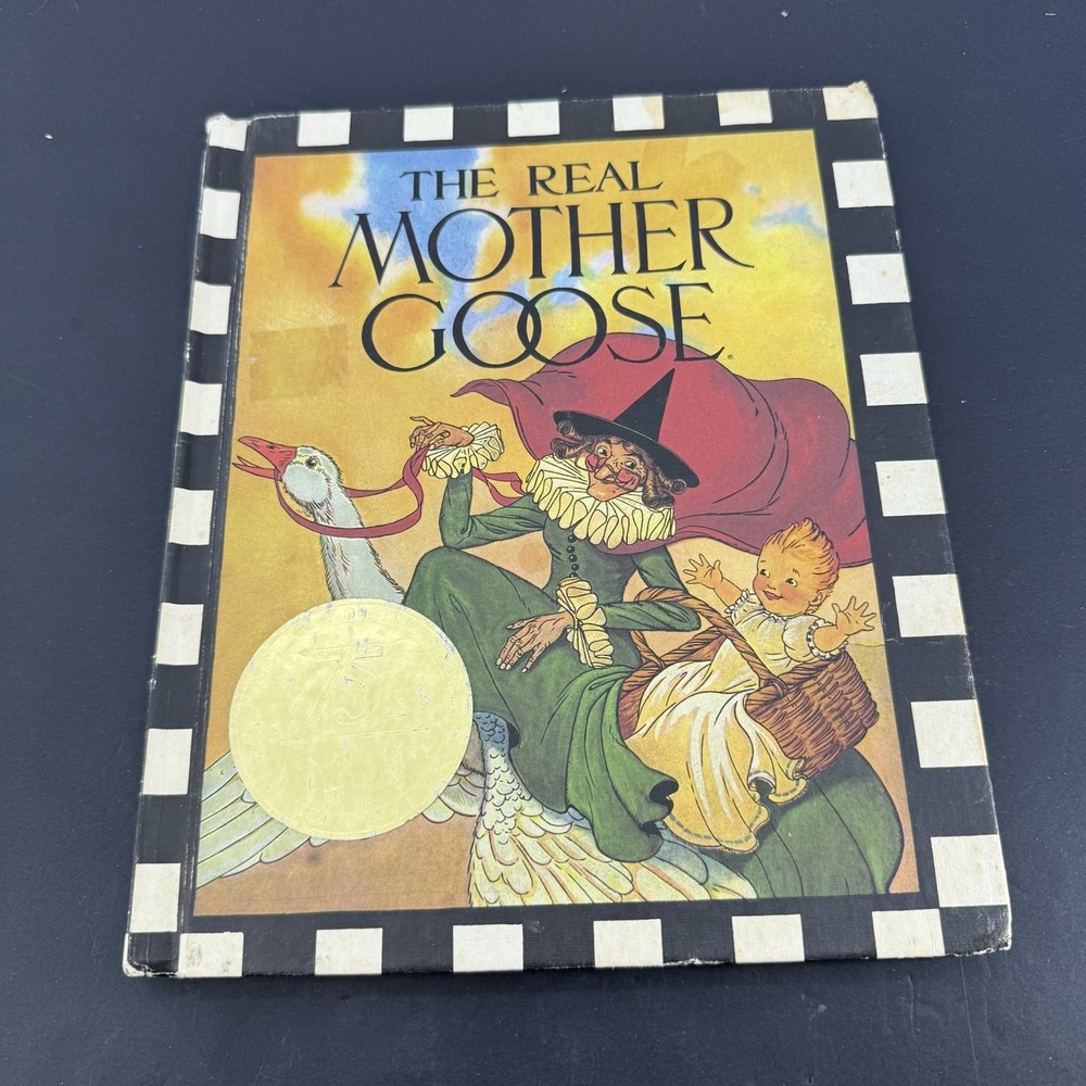The Real Mother Goose by Checkerboard Press Vintage Hardcover Children's Stories